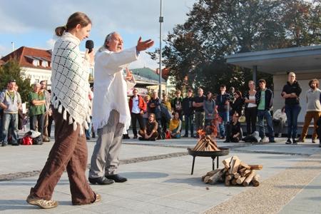 Arctic shaman visited Zvolen. 