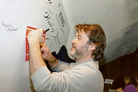 Laurent Tuel, French actor/director at the Week of French Film in Bratislava.
