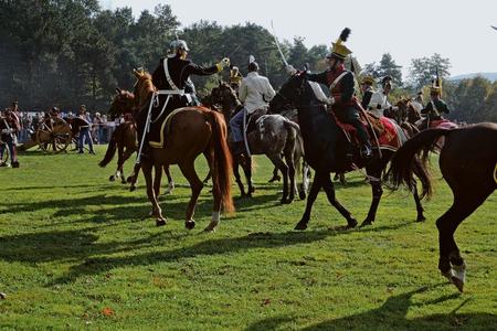 Re-enactment of the last battle of the Prussian-Austrian war, near Bratislava.