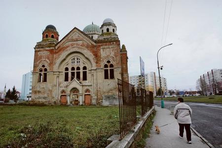 Synagogue in Lučenec awaiting reconstruction.
