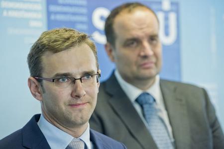 Martin Fedor (front) and Pavol Frešo (left)
