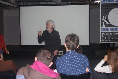 Fedor Gál discussing his documentary and racial hatred in general.