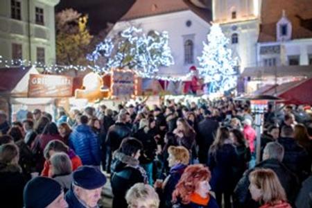 Christmas market in the Main Square