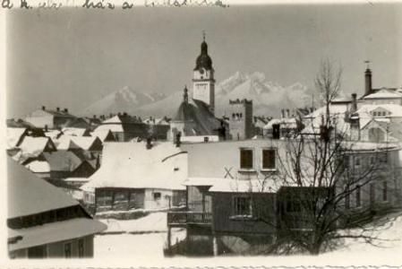 The panorama of Spišská Belá. 