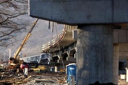 Several highway stretches are under construction.