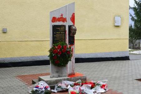 Biľak memorial draws criticism, is vandalised