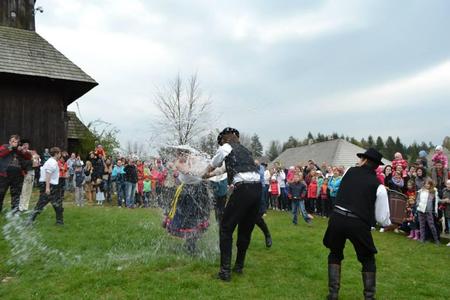 Easter rituals in Slovak National Museum in Martin.