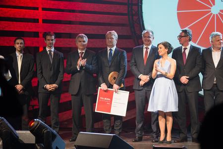 Via Bona awards ceremony. 
