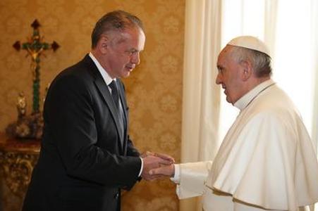 Kiska discussed Archbishop Bezák with pope
