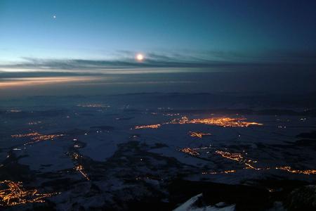 View from the observatory in Lomnický štít, High Tatras