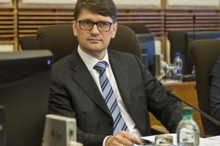 Culture Minister Marek Maďarič at government session