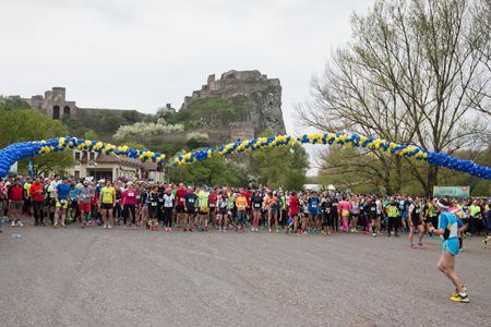 Start of the 69th year of Devín - Bratislava run, April 10? 2016.