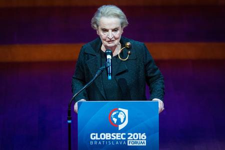 Madeleine Albright at Globsec 2016. 