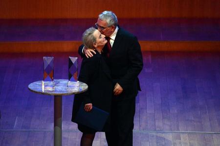 Albright with Bútora at GLOBSEC