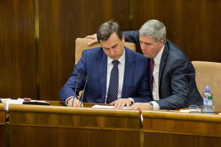 Andrej Danko (l) and Béla Bugár (r)