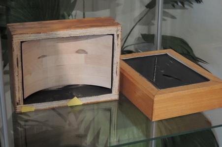 Camera obscura exhibited in Pohronské Museum in Nová Baňa 