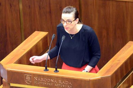 Independent MP Simona Petrík 