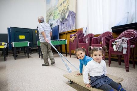 Iraqi refugees participating on "Evening of Understanding" event in Bratislava.