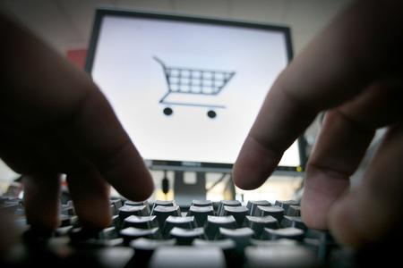 Shopping online, illustrative stock photo.