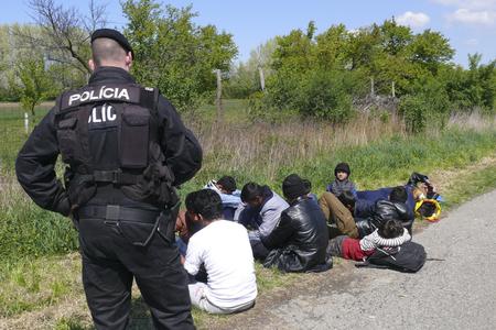 Shot migrant undergoes operation; condition stable