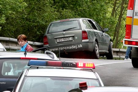 The car accident of Ondrej Binder.