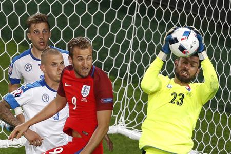 The match between Slovakia and England ended with a 0:0 draw