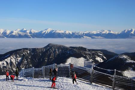 The ski season has started on the slopes of Chopok in the Low Tatras. 