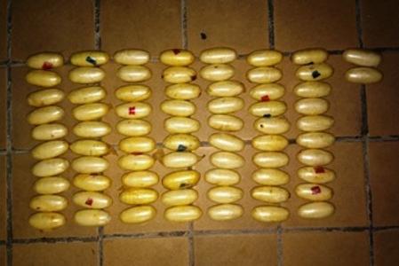 Capsules with the drug.