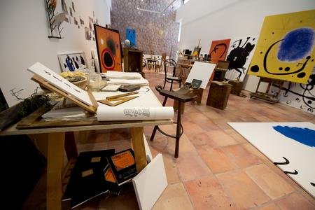 Replica of Joan Miró's studio in Mallorc,a re-made in Danubiana