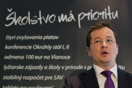 Education Minister Juraj Draxler