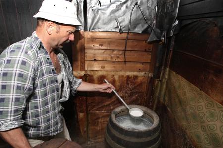 Žinčica, the boiled sheep whey 
