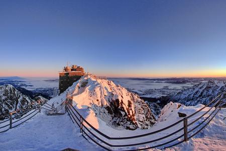 Lomnický štít peak in the High Tatras 
