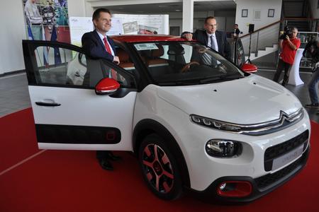 The new Citroën C3 model to be produced in Trnava.
