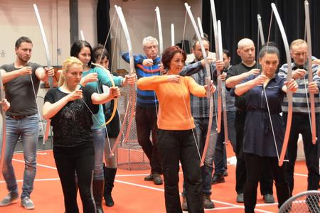 Rehearsing Alcina, the baroque opera by F.G. Handel in State Theatre Košice (SDKE)