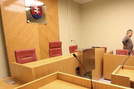 Courtroom, illustrative stock photo