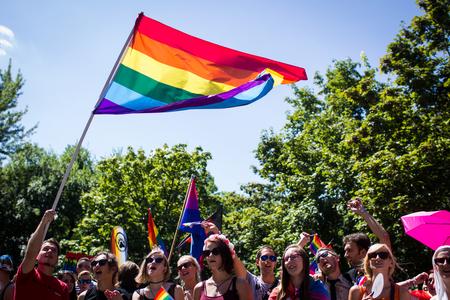 Organisers say that 2,000 people attended Rainbow Pride in Bratislava.