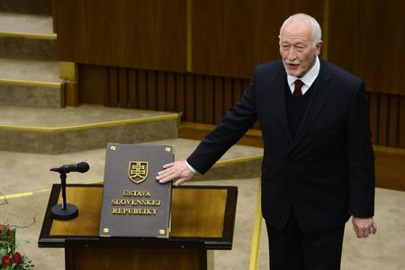František Šebej (Most-Híd) sworn in.