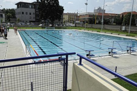 Red Star swimming pool in Košice.