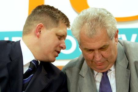Fioc (L) with Zeman, illustrative stock photo.