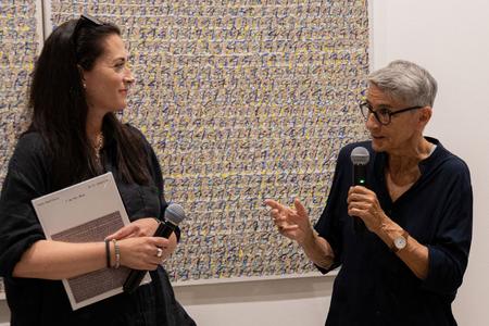 Opening of the exhibition in the presence of the author herself. 