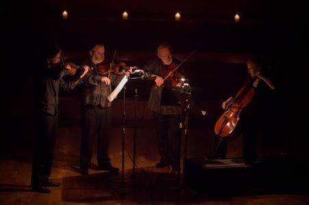 Brodsky Quartet performing Shostakovich in Bratislava, 2016. 