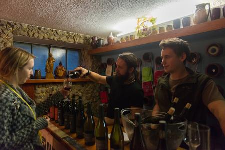 Touring wine cellars in Bratislava