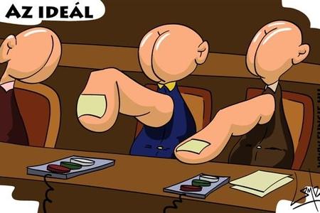Ideal politicinan by Csaba Varga (International Exhibition of Political Cartoons)