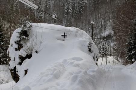 Slovak mountians have their fatal avalanches, too. Illustartive stock photo