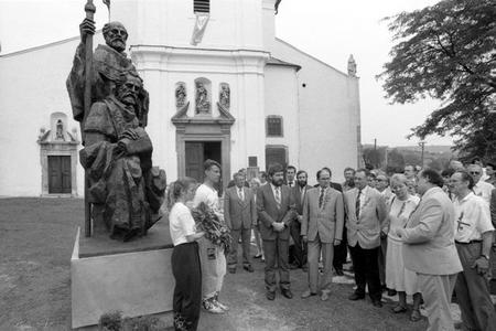 Ss Cyril and Methodius are also celebrated at Devín near Bratislava (archive photo from 1991)