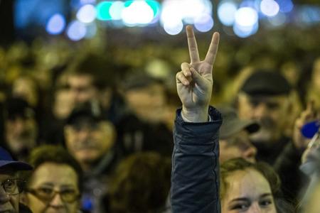 We want a decent Slovakia, people chanted in squares