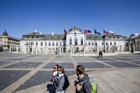 The Grassalkovich Palace is the residence of the president of Slovakia.