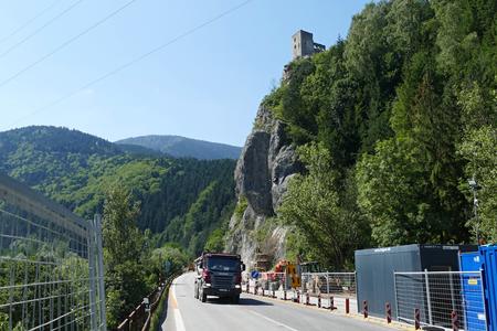 100-tonne rock responsible for closure of road between Žilina and Martin