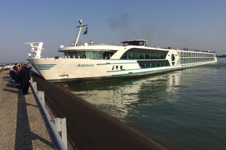 The Swiss ship crashed into Danube bank near Vojka.