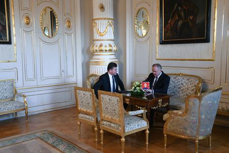 Foreign Affairs Minister Miroslav Lajčák met with President Andrej Kiska on December 4.